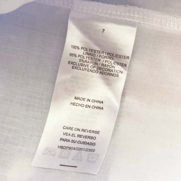 TAHARI Girls 7 Blue Polka Dot Sleeveless Fit & Flare Easter Dress - Picture 8 of 8